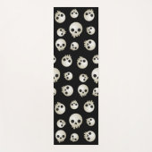 Ditzy Skulls Yoga Mat (Voorkant)