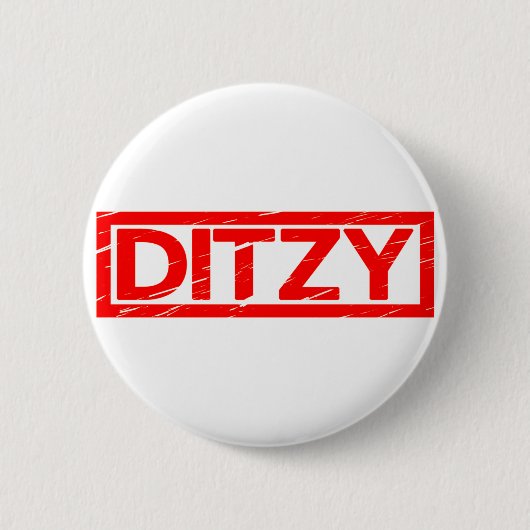Ditzy Stamp Ronde Button 5,7 Cm (Voorkant)