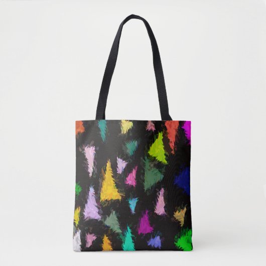 Ditzy Triangles-Canvas tas (Voorkant)