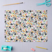 Ditzy Whimsical Hiking Pattern | Folk Art Outdoor Tissuepapier (Craft)