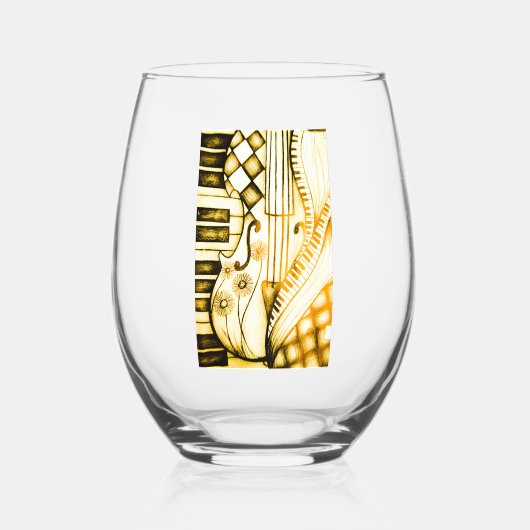 Diuliogriebq Wijnglas Zonder Voet (Voorkant)