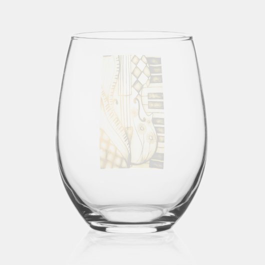 Diuliogriebq Wijnglas Zonder Voet (Achterkant)