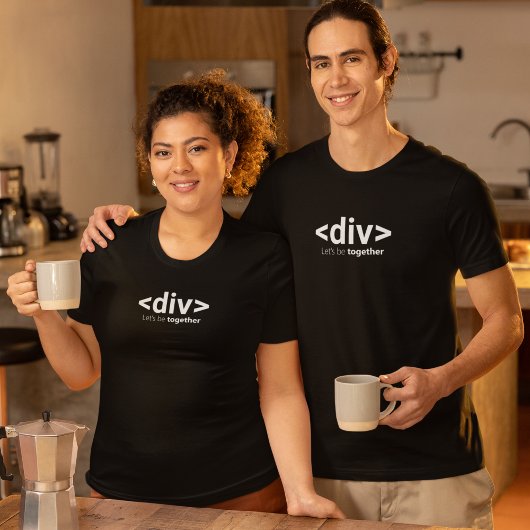 <div>Laten we samen zijn T-shirt