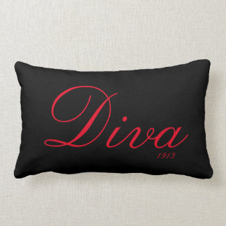 Diva 1913 Black Pillow Kussen