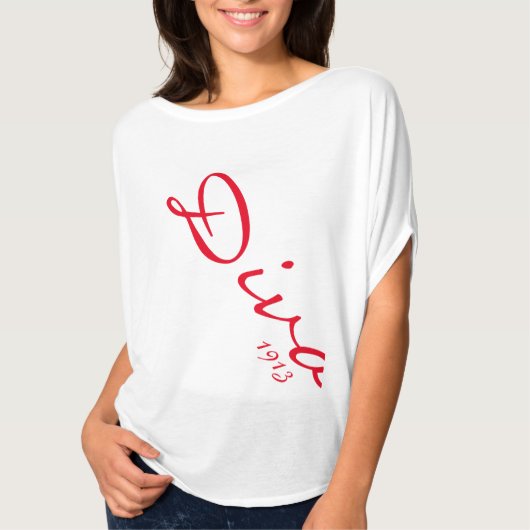 Diva 1913 t-shirt (Voorkant)