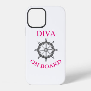 "Diva aan boord" iPhone 12 Hoesje