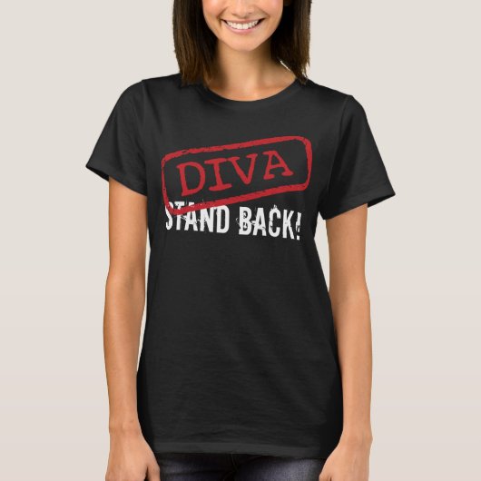 DIVA -"Achterkant!" T-shirt (Voorkant)