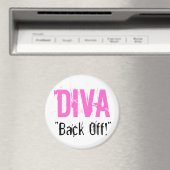 DIVA, "Achteruit!" Magnet (Insitu (Vaatwasser))