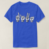 Diva American Sign Language T-shirt (Design voorkant)