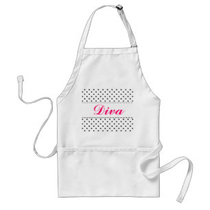 Diva apron voor vrouwen naam standaard schort