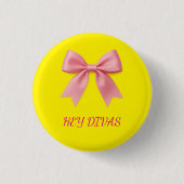 Diva Badge Ronde Button 3,2 Cm (Voorkant)