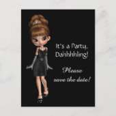 Diva Bewaar de datum Aankondigingskaart (Voorkant)