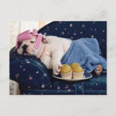 Diva bij het maken briefkaart (Voorkant)