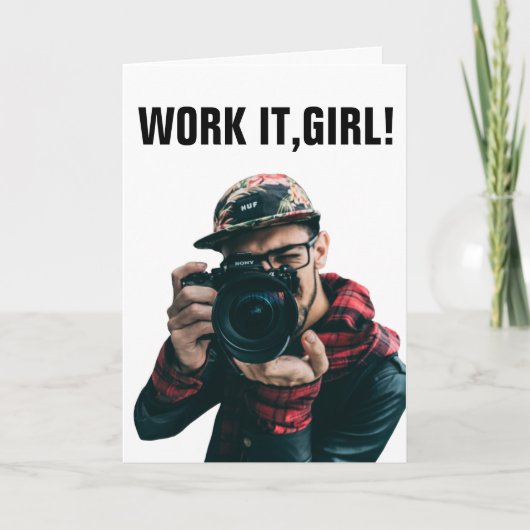 DIVA BIRTHDAY-KAARTEN VOOR VRIEND, FUNCTIE KAART (Voorkant)