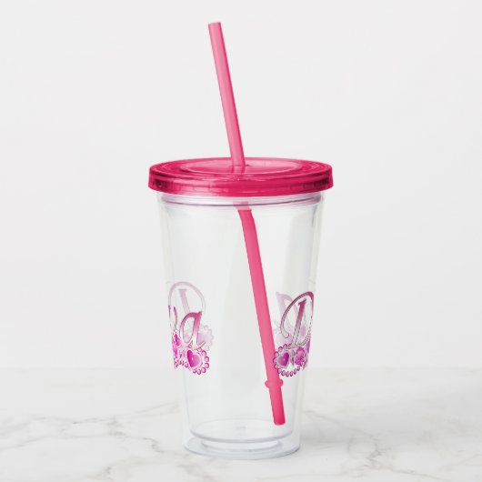 Diva Bling Acryl Drinkbeker (Links)