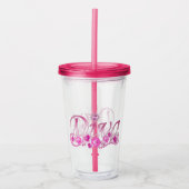 Diva Bling Acryl Drinkbeker (Voorkant)