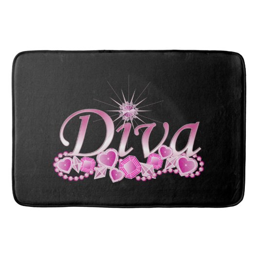 Diva Bling Badmat (Voorkant)