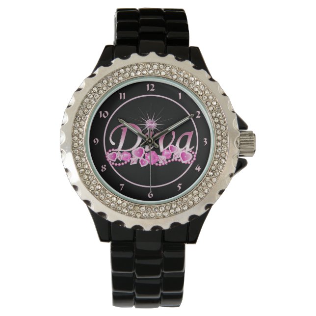 Diva Bling Horloge (Voorkant)