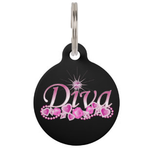 Diva Bling Huisdierpenning