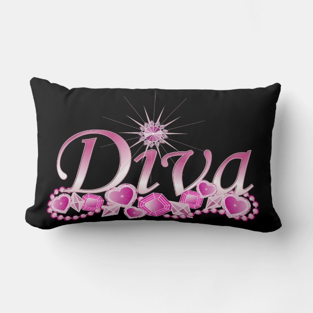 Diva Bling Kussen (Voorkant)