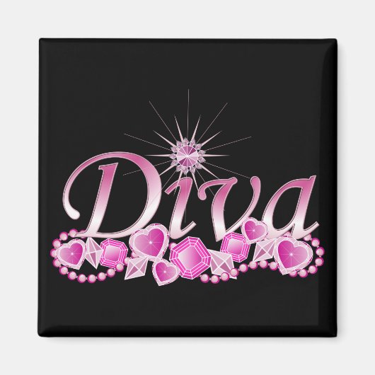 Diva Bling Magneet (Voorkant)