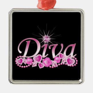 Diva Bling Metalen Ornament