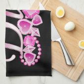 Diva Bling Theedoek (Quarter Fold)