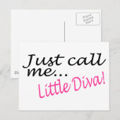 Diva Briefkaart (Voorkant / Achterkant)