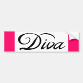 diva bumpersticker (Voorkant)
