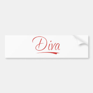 diva bumpersticker
