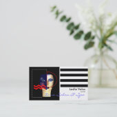 Diva Business Card-sjabloon Visitekaartje (Staand voorkant)