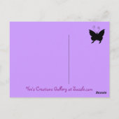 Diva Butterfly Briefkaart (Achterkant)