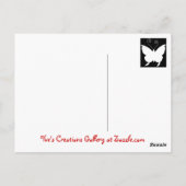 Diva Butterfly I Briefkaart (Achterkant)