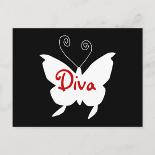 Diva Butterfly I Briefkaart