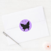 Diva Butterfly Ronde Sticker (Envelop)
