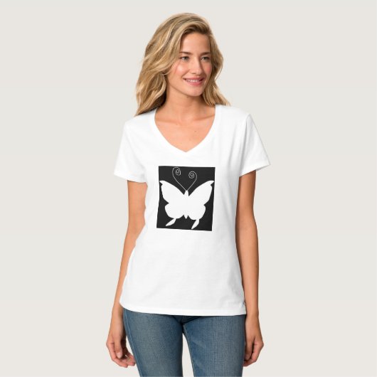 Diva Butterfly T-Shirt (Voorkant volledig)
