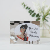 Diva Cake Picks Briefkaart (Staand voorkant)