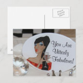 Diva Cake Picks Briefkaart (Voorkant / Achterkant)