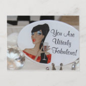 Diva Cake Picks Briefkaart (Voorkant)