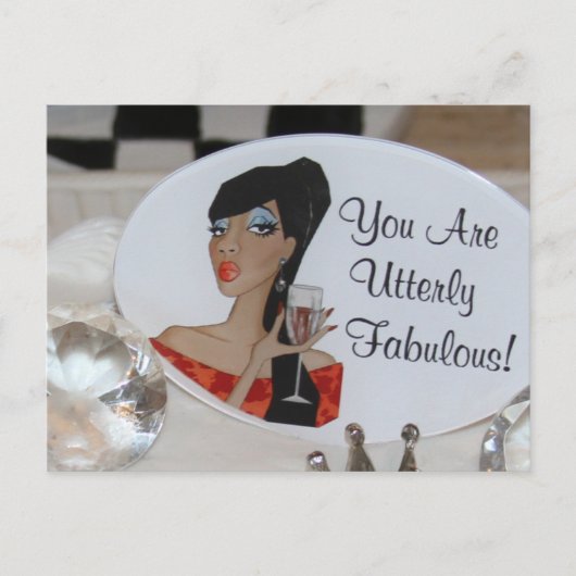 Diva Cake Picks Briefkaart (Voorkant)