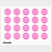 "DIVA" CLASSIC ROUND STICKER (Vel)