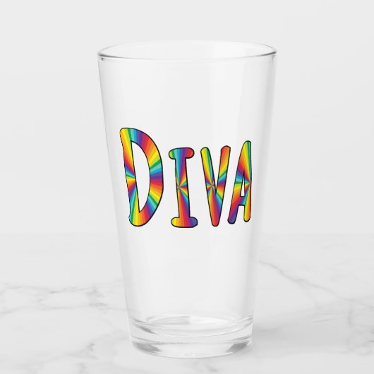 DIVA Colorful Fabulous Campy Glas (Voorkant)