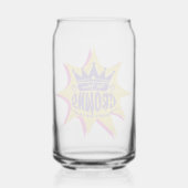 diva cup citaat  blikvorm glas (Achterkant)