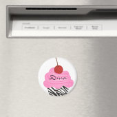 Diva Cupcake Magneet (Insitu (Vaatwasser))
