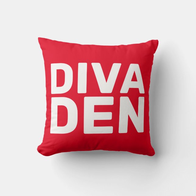 DIVA DEN RED-SIERKUSSENNEN KUSSEN (Voorkant)
