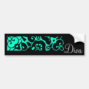 Diva Designer Name II Bumpersticker