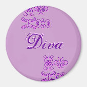 Diva Designer Name II Magnet (Voorkant)