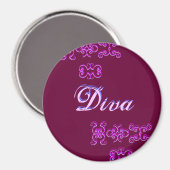 Diva Designer Name IV Magnet (Voorkant / Achterkant)
