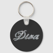 Diva "Diamond Bling" Sleutelhanger (Voorkant)