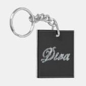 Diva "Diamond Bling" Sleutelhanger (Voorkant Links)